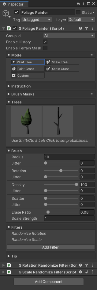 Low poly terrain Unity
