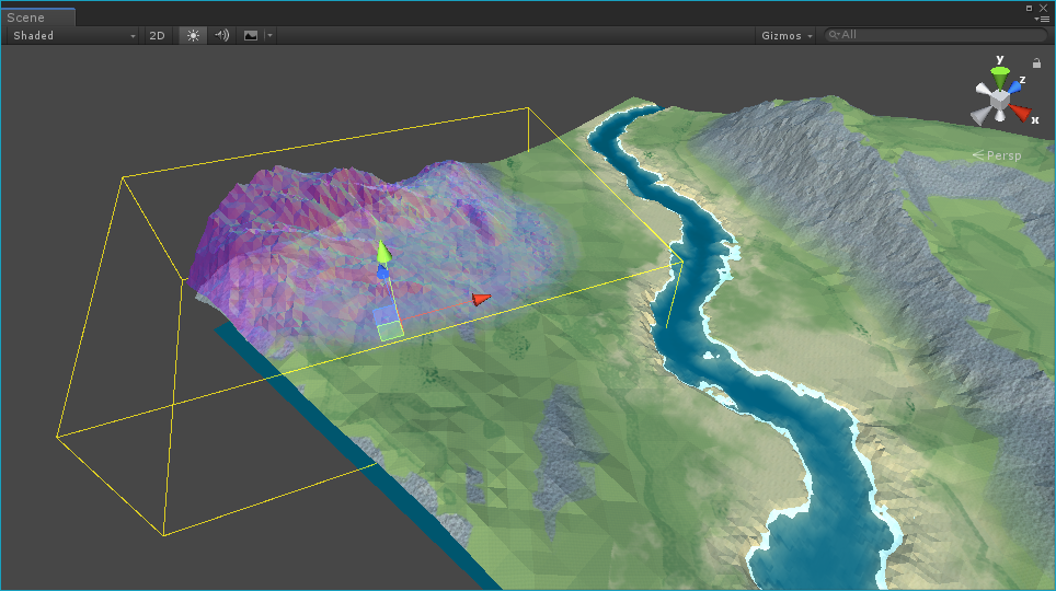 Low poly terrain Unity