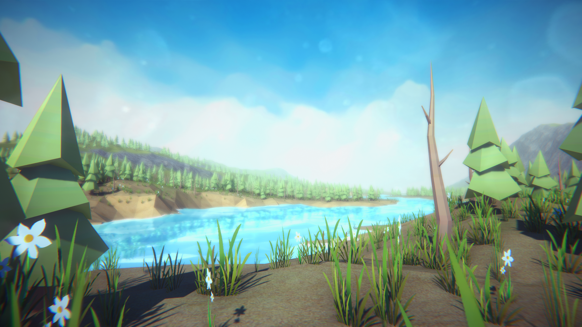 Low poly terrain Unity