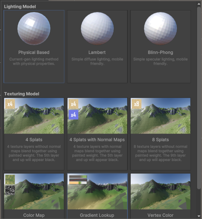 Low poly terrain Unity