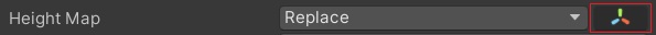 Use Transform For Height Blend option in the Local Procedural Biome Inspector